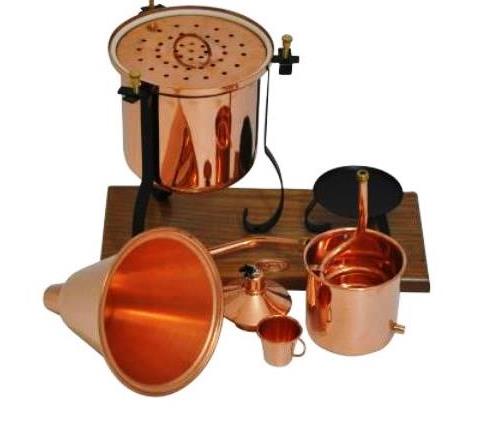 CopperGarden® Destillieranlage Italia 2 Liter mit Kochplatte